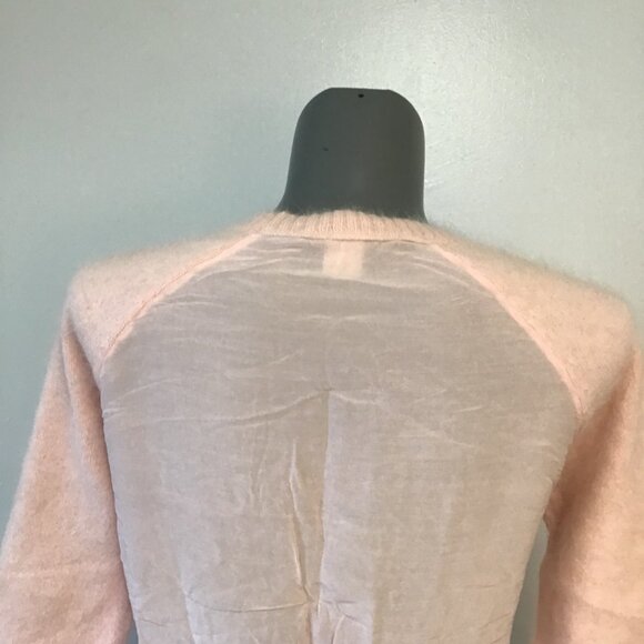 Nougat London Angora/Nylon Blend Button Front V-Neck Cardigan Size S - Picture 5 of 13